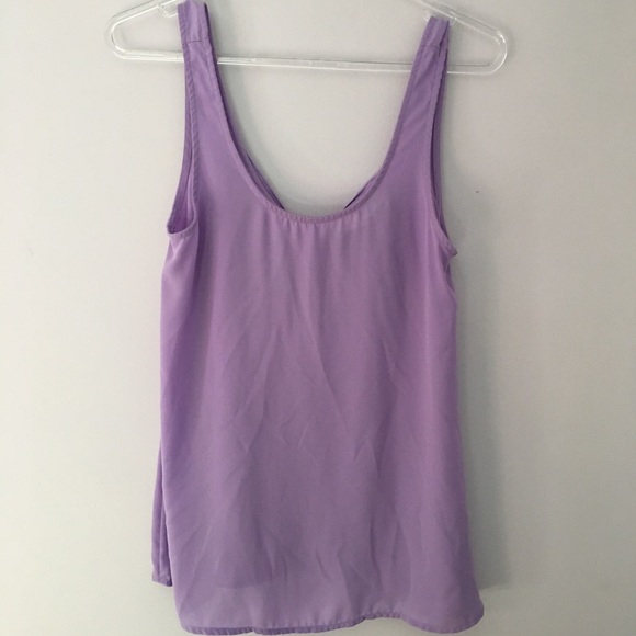 Purple bow back tank - Picture 2 of 5